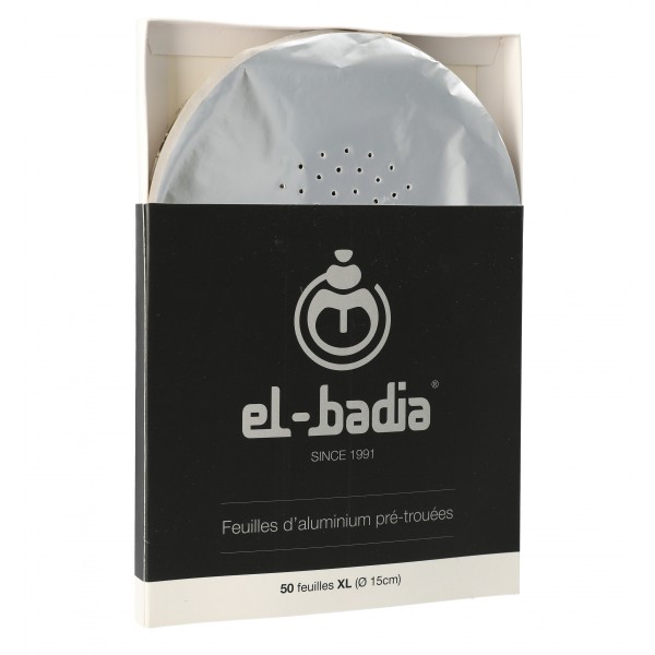 el-badia Αλουμινόχαρτο Ναργιλέ XL 15cm 50τμχ - Χονδρική